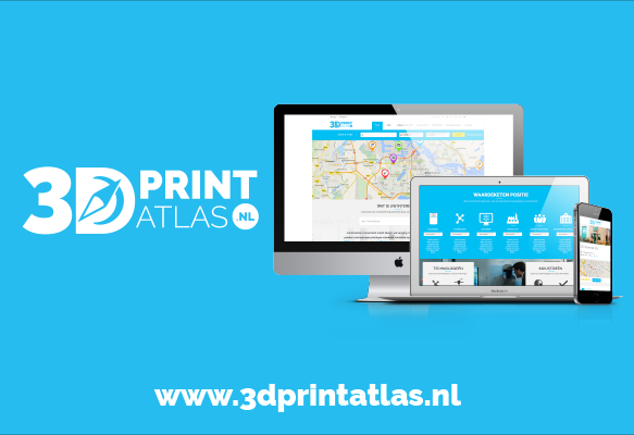 De 3D-print Atlas van Nederland